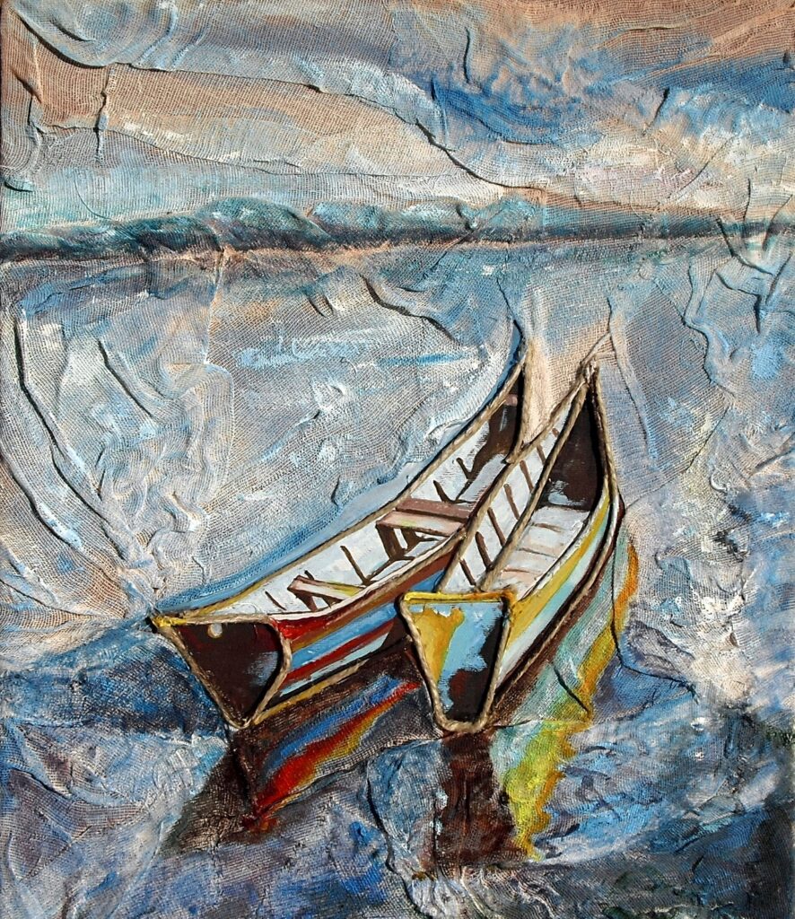 All'unisono - 2007, Tecnica mista su tela, 30 x 40