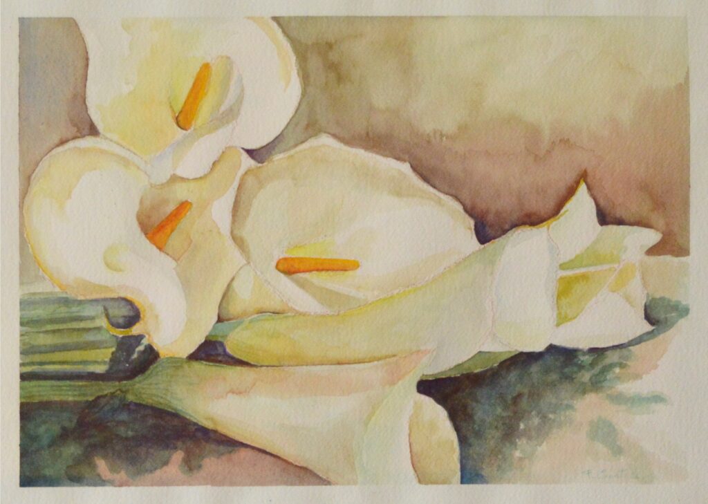Calle - 2003, Acquarello su carta, 48 x 36, [Collezione privata]