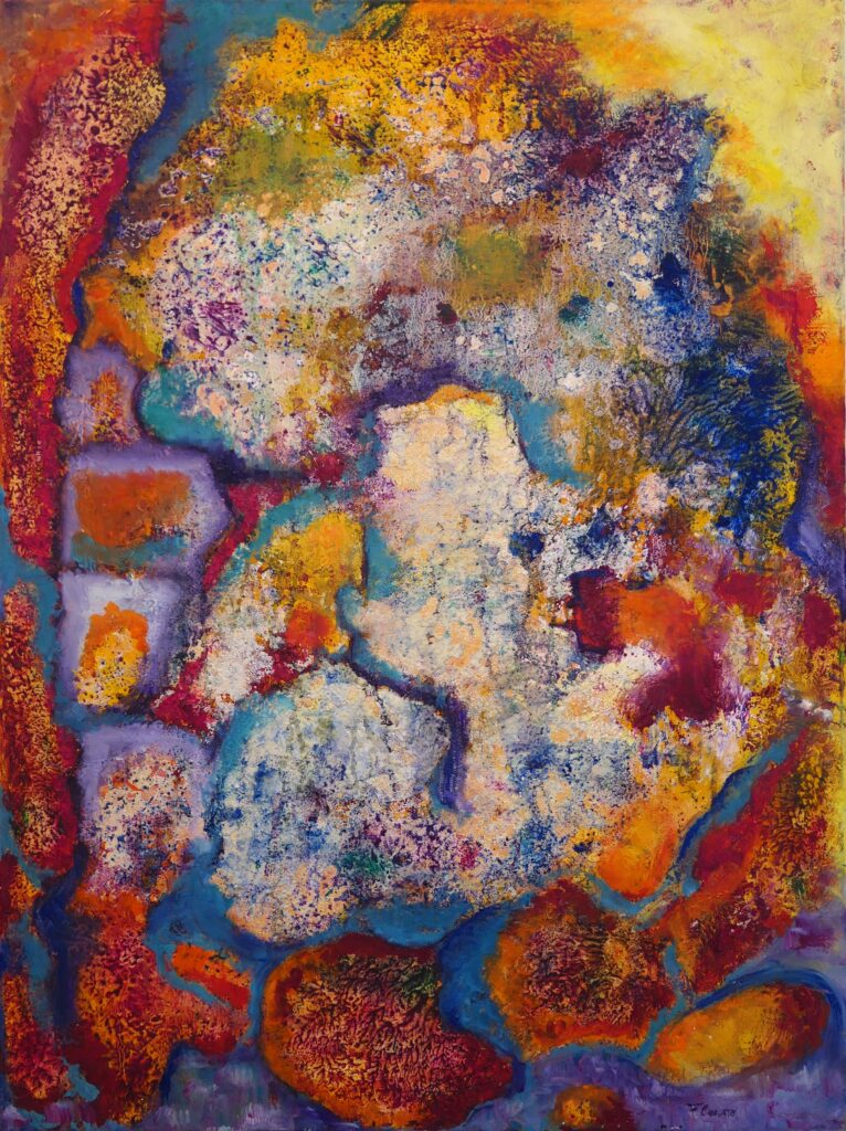 Miraggio d'estate - 2023, Olio su tela, 65 x 90, [Collezione privata]