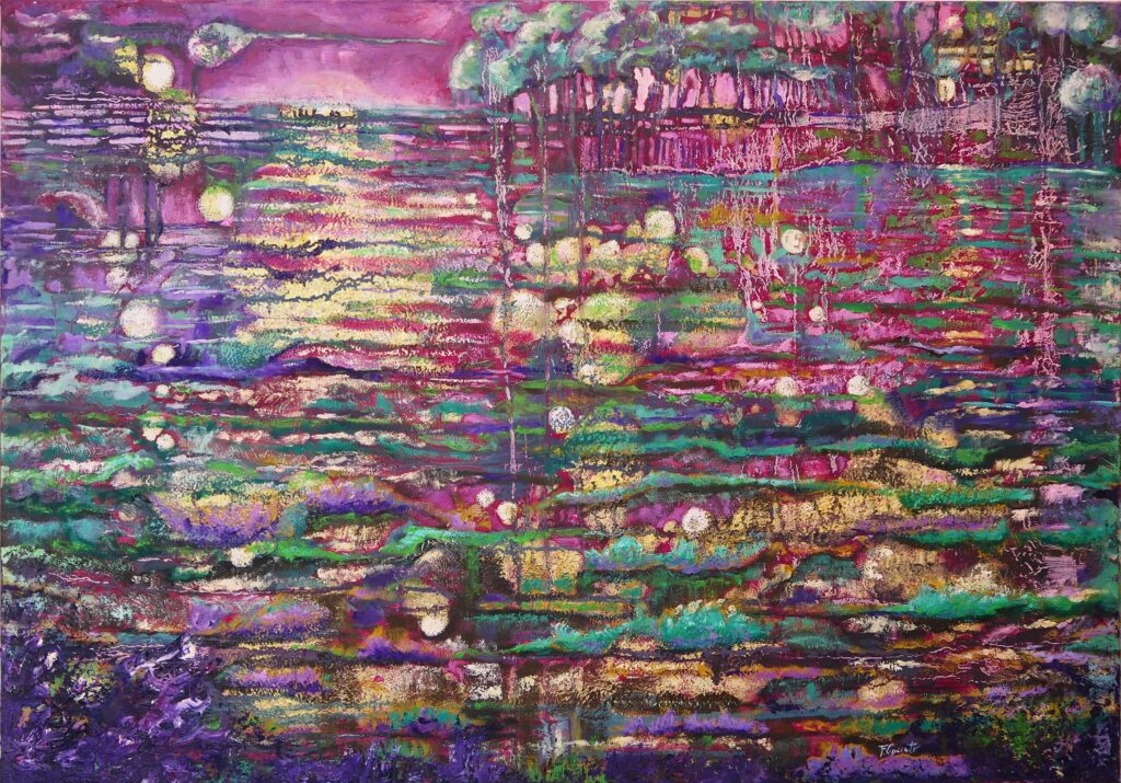 Presenze - 2023, Olio su tela, 100 x 70