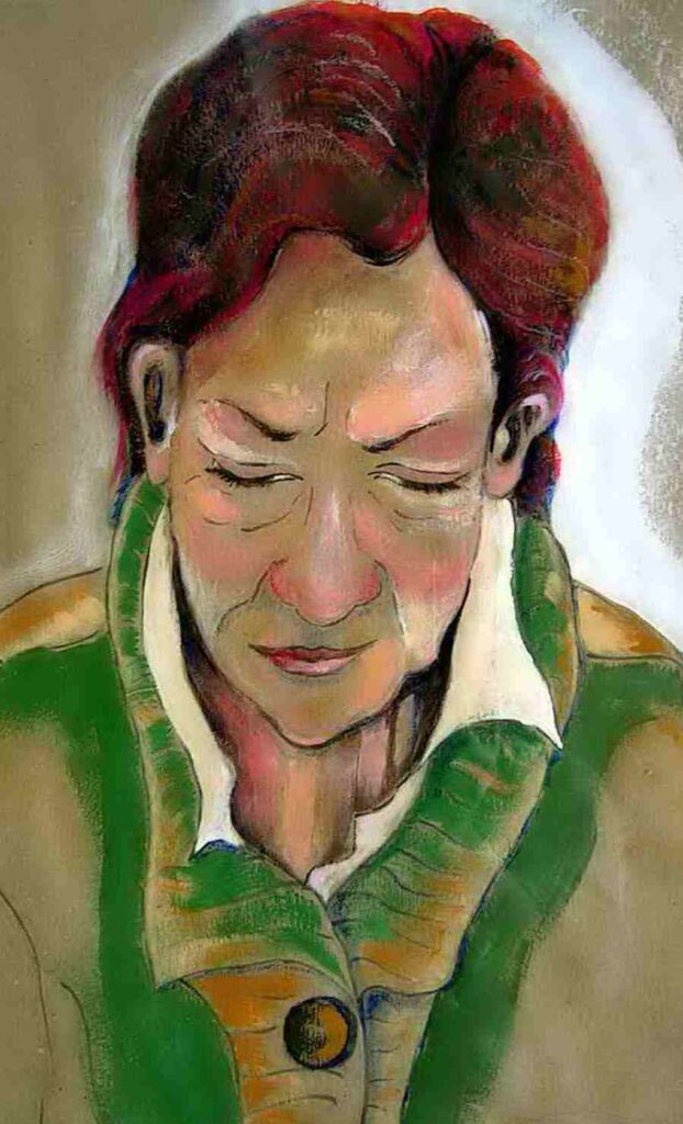 Solitudine amara - 2009, Acrilico su carta, 40 x 60